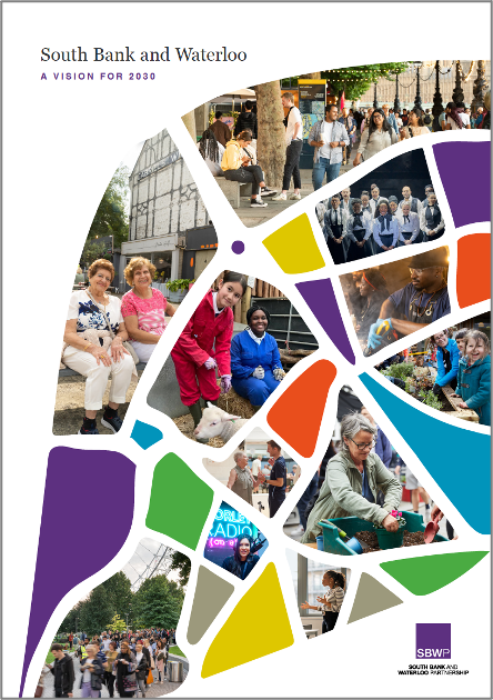 Cover of the South Bank and Waterloo Partnership Covid-19 Recovery Plan